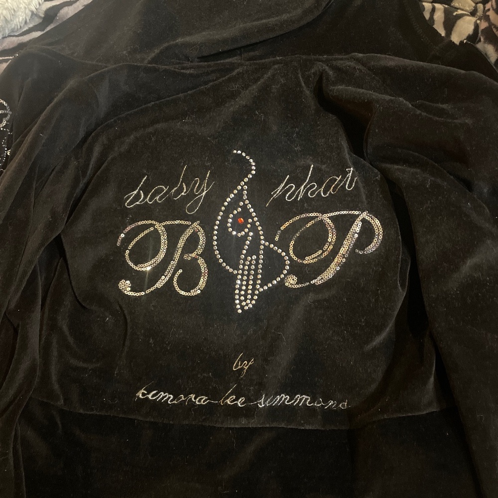 Baby Phat velvet fitted jacket
